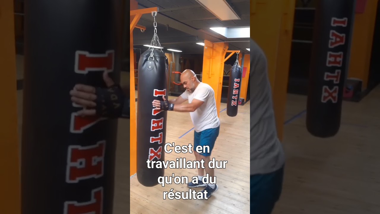 travailler pour améliorer la technique kickboxing