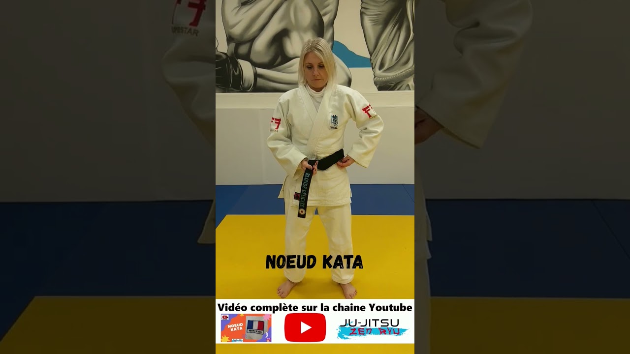 Le secret pour un nœud de ceinture impeccable (Nœud Kata) 🥋#jujitsu #judo #artsmartiaux #noeudkata