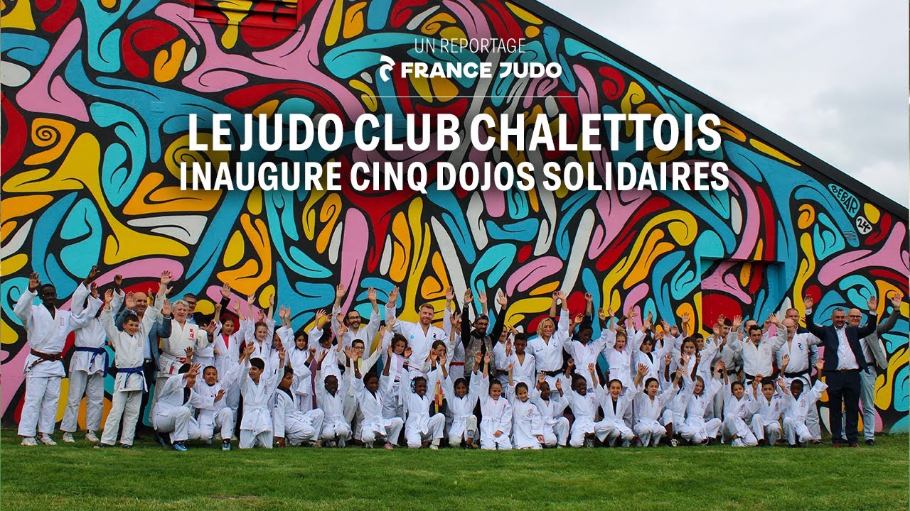 Le Judo Club Chalettois inaugure cinq dojos solidaires