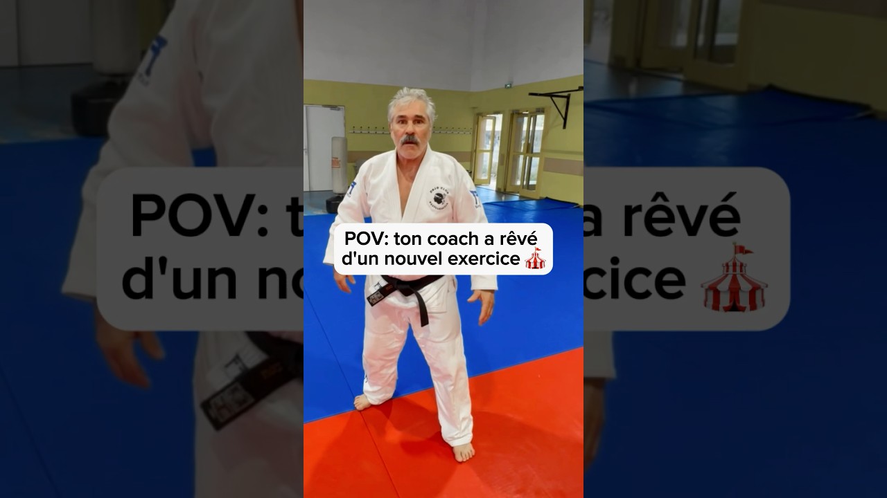 Si toi aussi ton coach te fait faire des exercices bizarres, dis-le en commentaire 🥋 #judo #humour