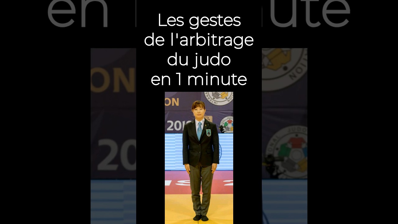 Comprendre les gestes de l'arbitre de judo [spécial JO Paris 2024]