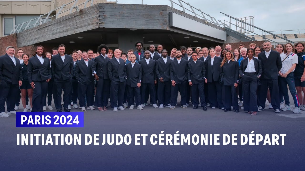 Initiation de judo et cérémonie de départ