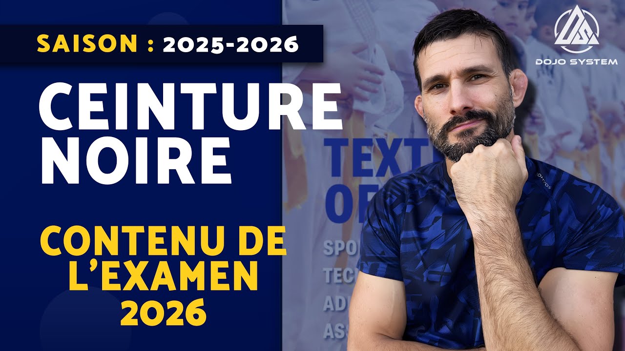 New ! Contenu de l’examen 2025-2026 pour obtenir sa ceinture Noire de Judo