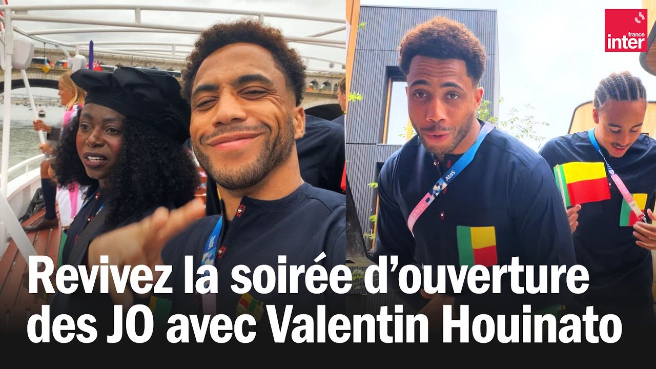 Revivez la soirée d'ouverture des JO avec le judoka Valentin Houinato