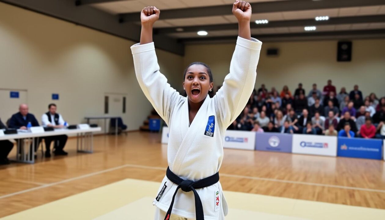 lydia hammadou de billom remporte avec brio le championnat de judo auvergne loire, assurant sa qualification pour les prochaines phases du tournoi.