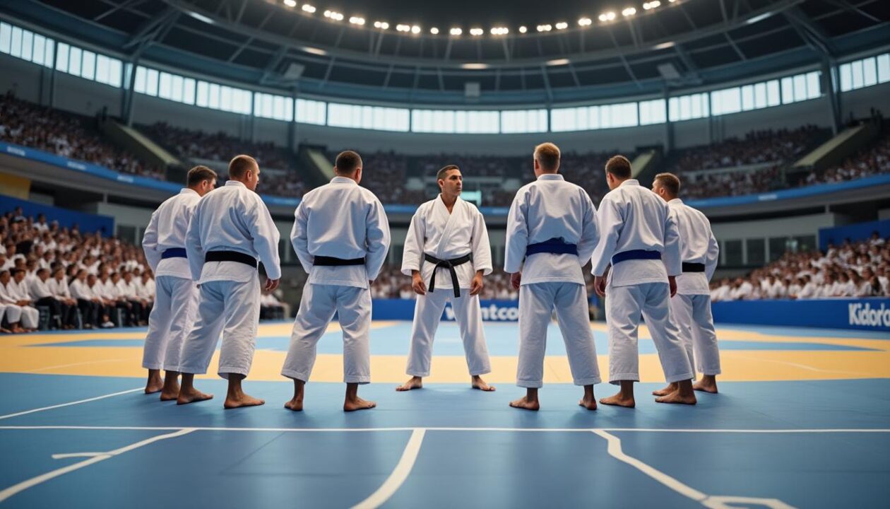 à bollène, sept clubs de judo se réunissent pour rassembler 150 judokas passionnés, favorisant l'entraide, l'apprentissage et la convivialité autour de ce sport martial.