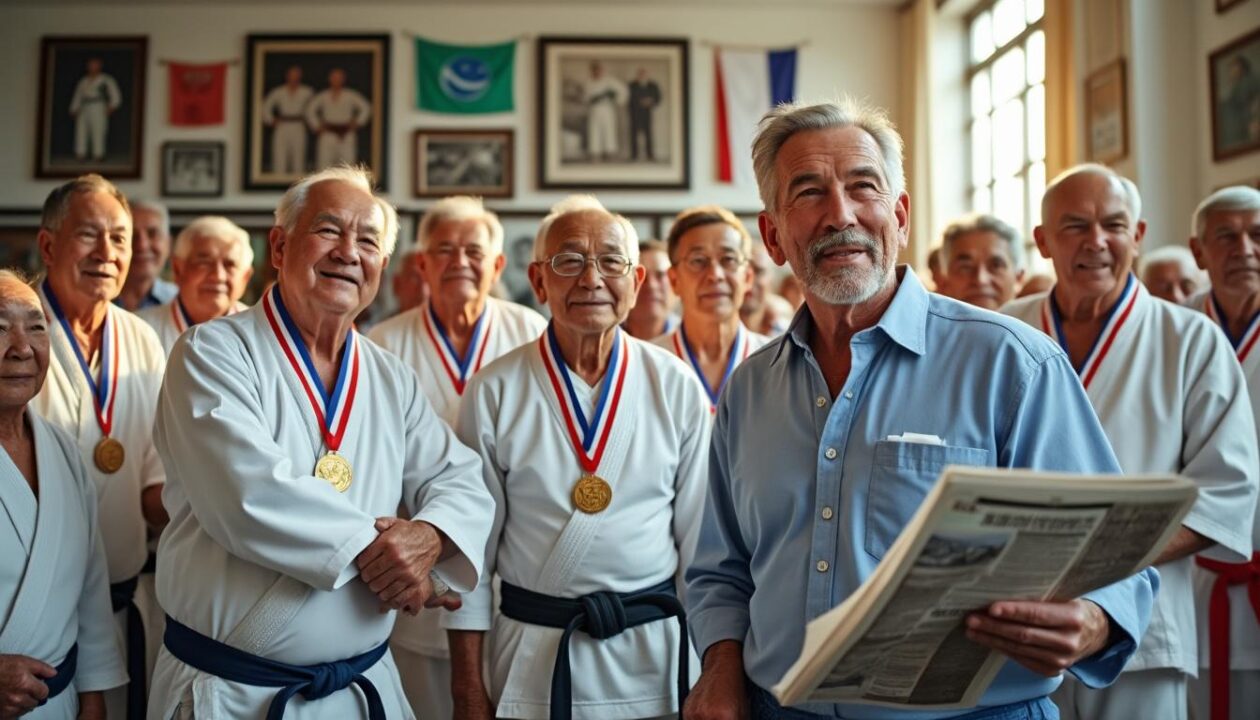 découvrez comment l'équipe célèbre ses 80 ans en mettant à l'honneur les champions olympiques de judo, avec l'émotion touchante d'un père fier d'acheter le journal.