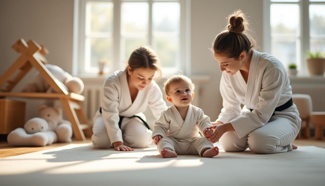 découvrez le baby-judo dans cette crèche unique où les tout-petits enfilent leur kimono dès la naissance pour apprendre les bases du judo dans un environnement ludique et sécurisé.